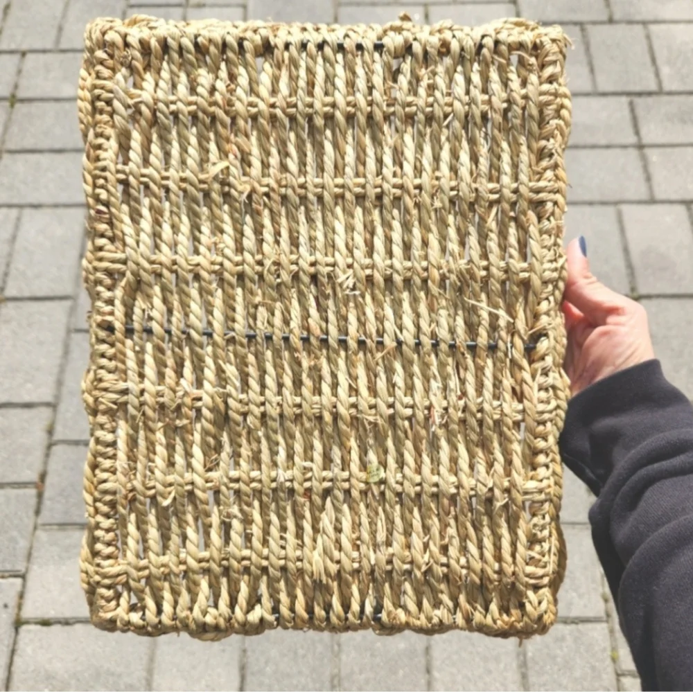 Restoration Hardware Water Hyacinth Wicker Basket